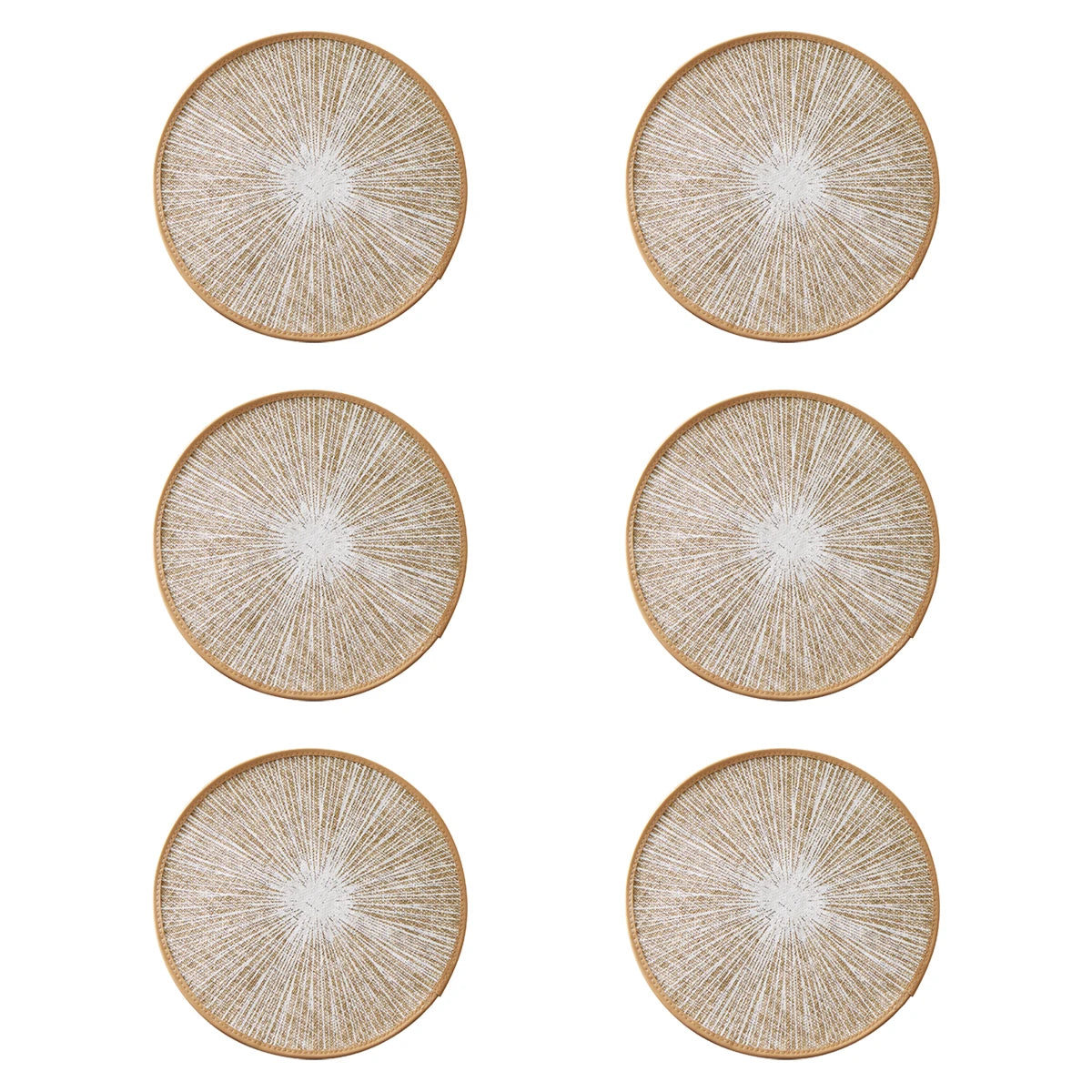 Jogo Americano Redondo em Juta Macramê Boho