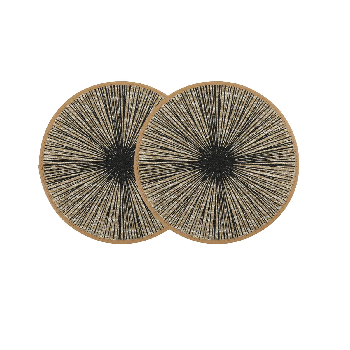 Jogo Americano Redondo em Juta Macramê Boho