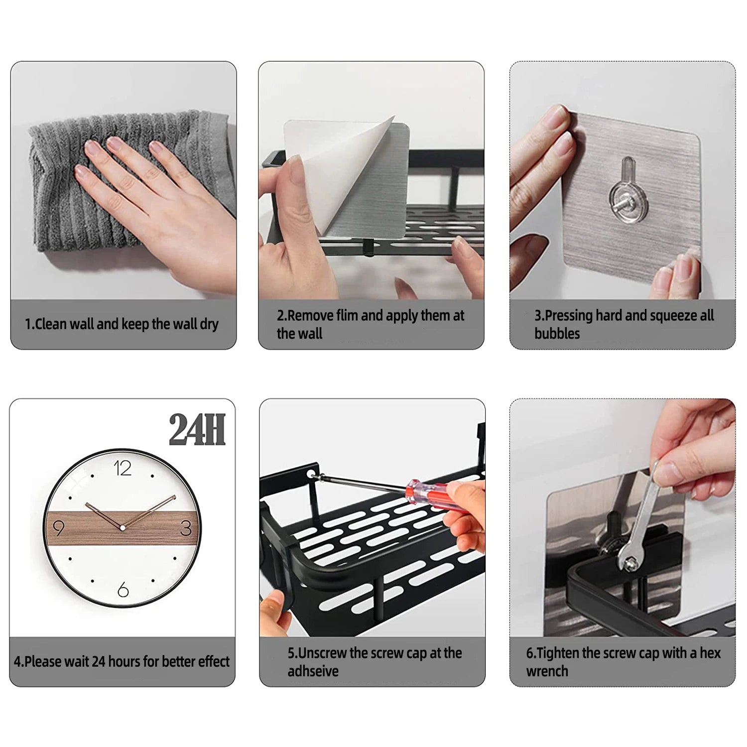 Prateleira de Canto Retangular