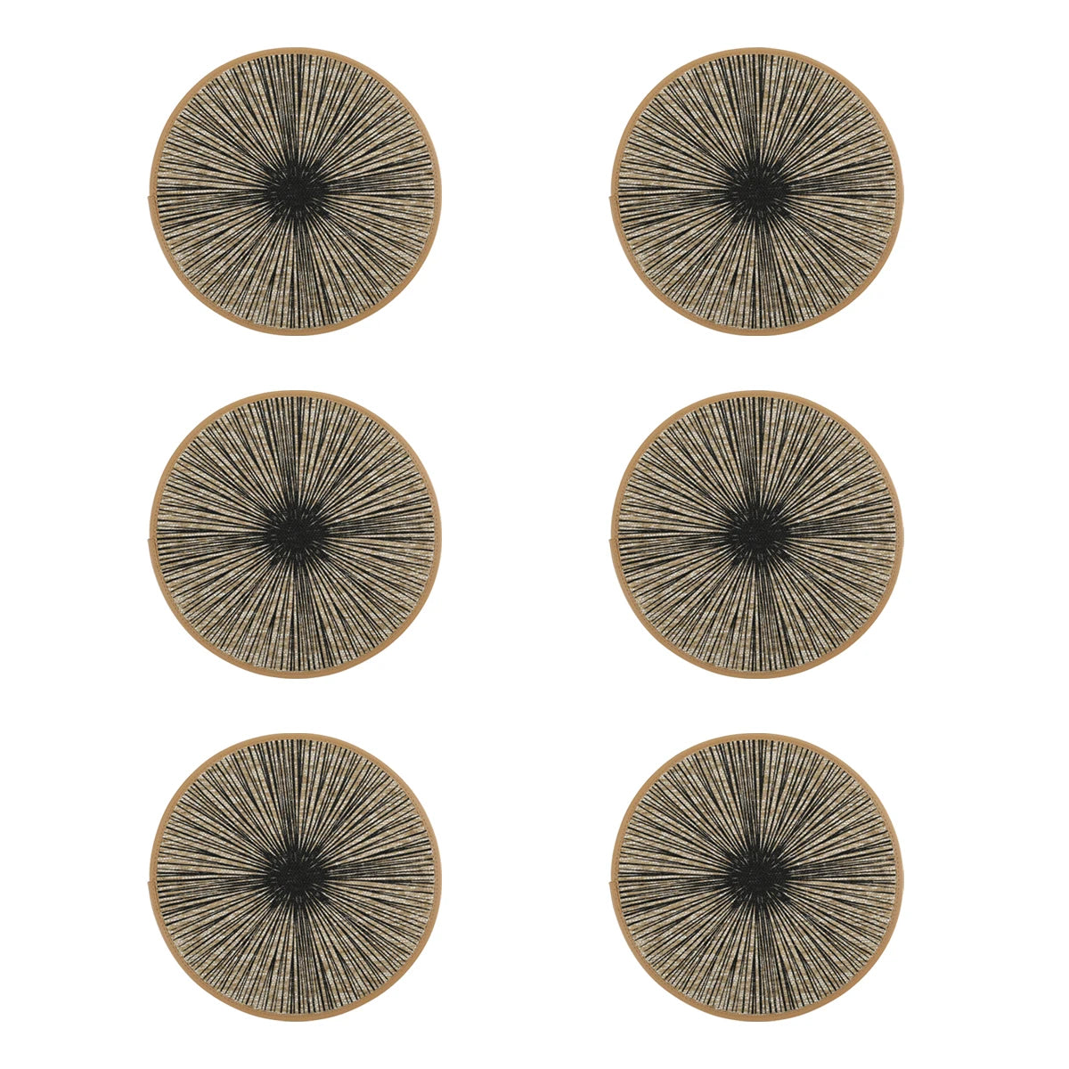 Jogo Americano Redondo em Juta Macramê Boho