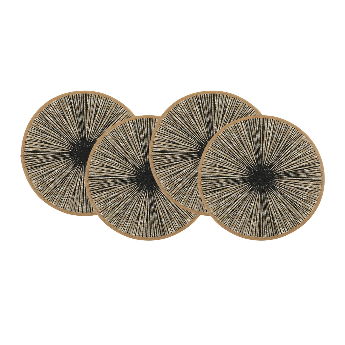 Jogo Americano Redondo em Juta Macramê Boho