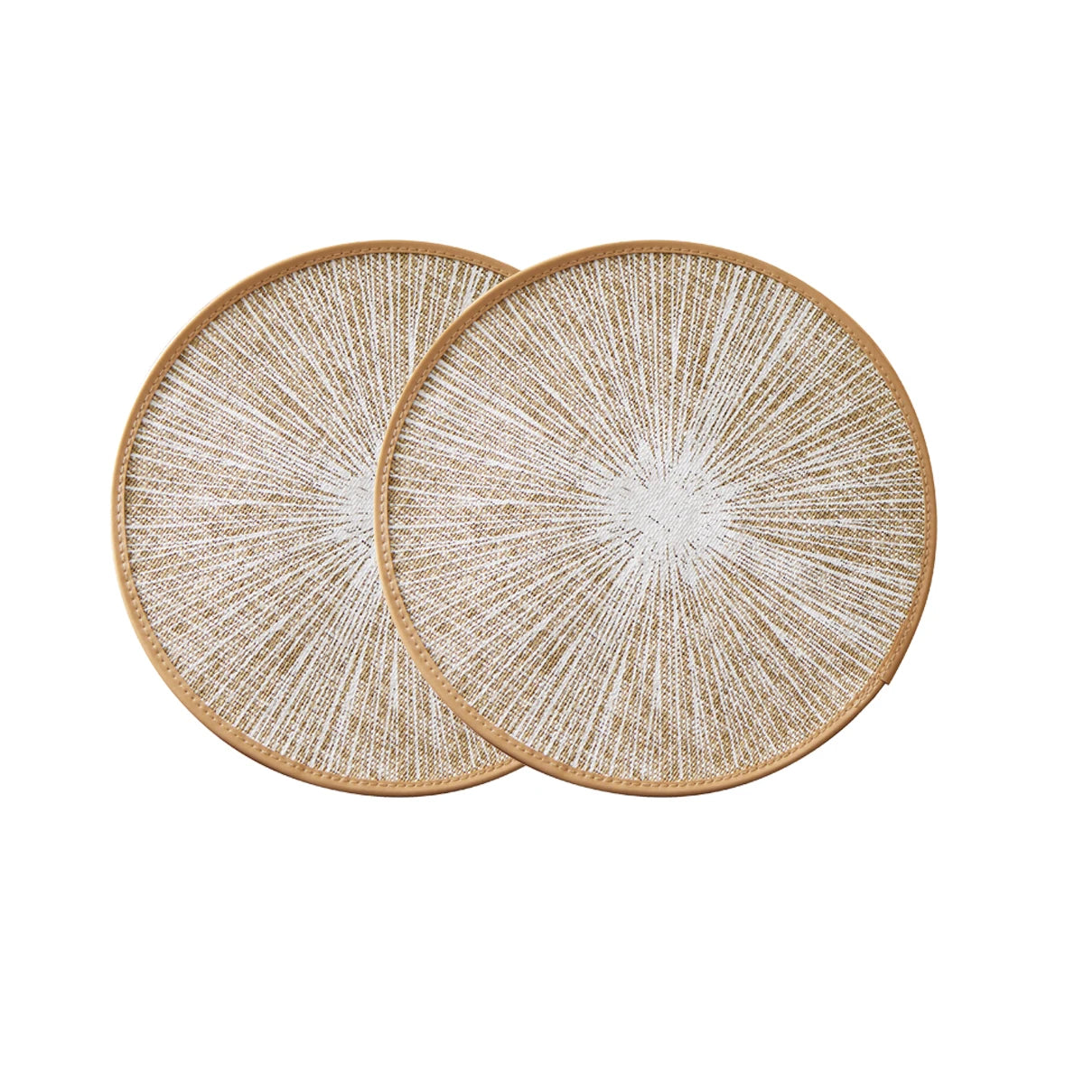 Jogo Americano Redondo em Juta Macramê Boho