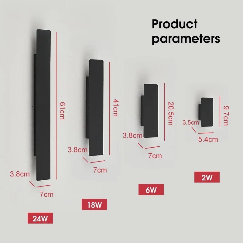 Luminária de Parede LED à Prova d’Água