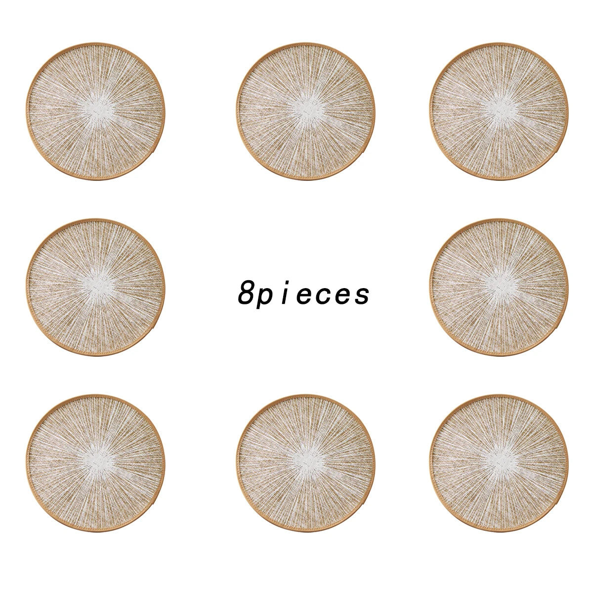 Jogo Americano Redondo em Juta Macramê Boho